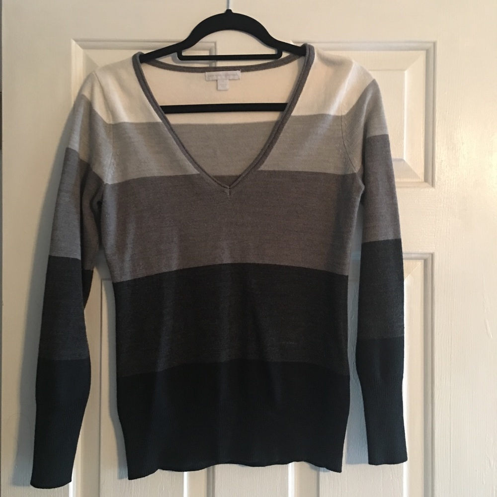 New York & Company striped sweater.